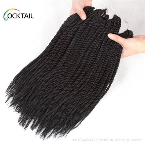 senegalese crochet twist braid hair 12 18 24 inch synthetic hair for braiding